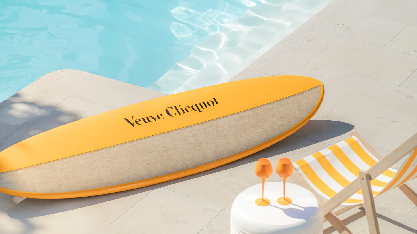Veuve Clicquot Surfboard